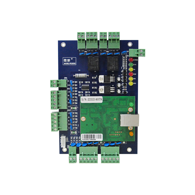 Two door access controller for reader